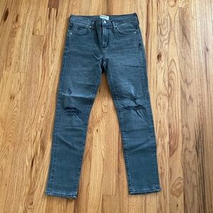 Grey Agolde ripped skinny jeans